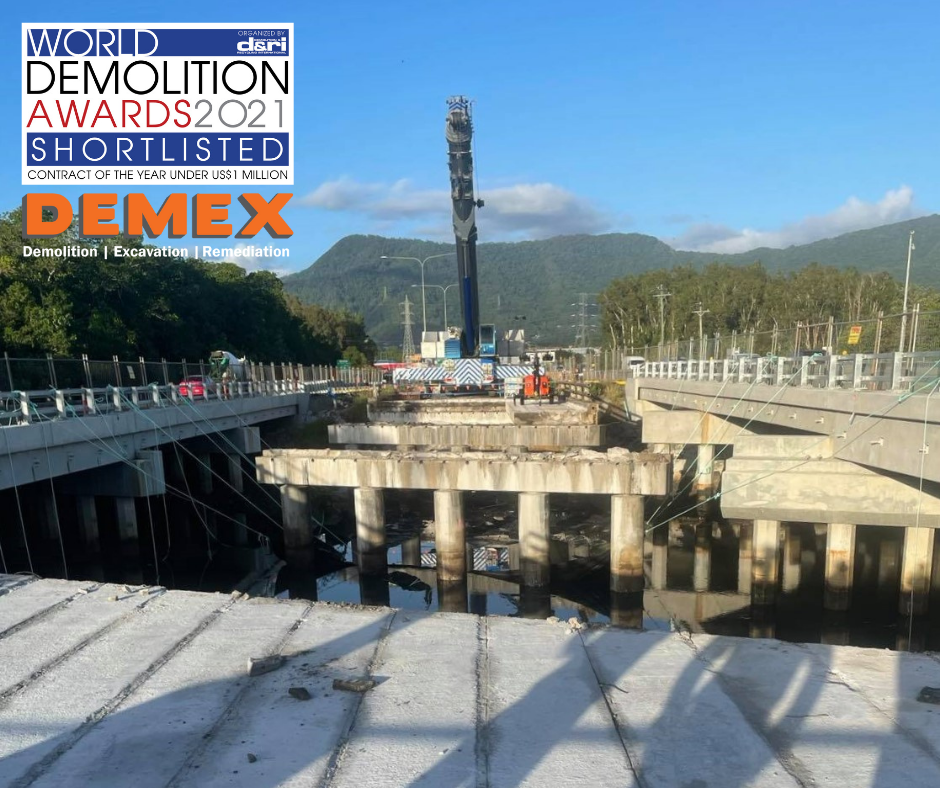 Chinaman Creek bridge demolition: Methods for delivering bridge demolition projects safely